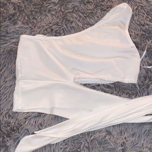 White Crop Top